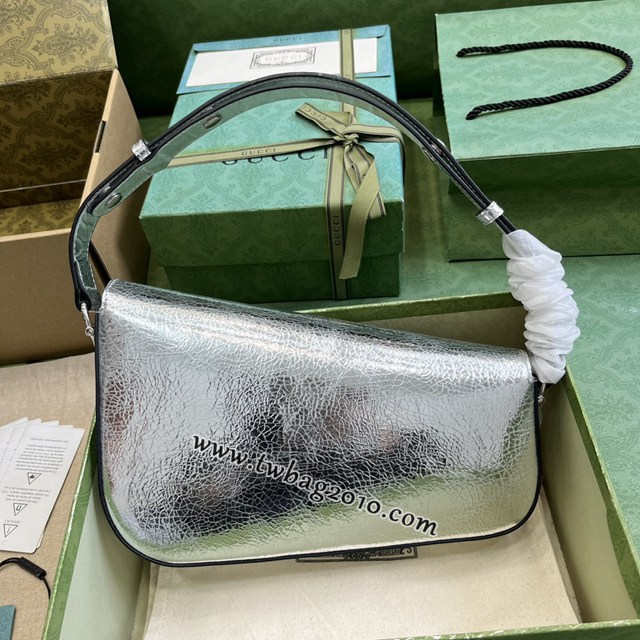 gucci專櫃2024新款原廠皮斜挎手袋 古馳Gucci Horsebit 1955系列小號肩背包 jcp1774